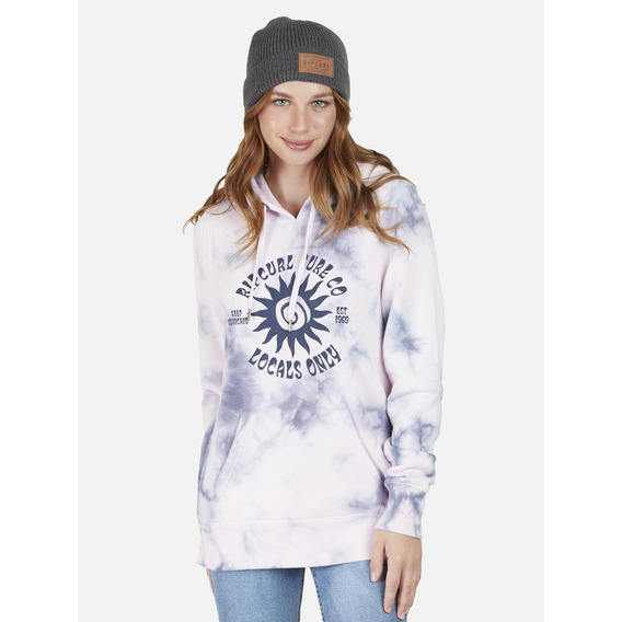 Poleron Local Only Dye Hoodie Multicolor Mujer Rip Curl