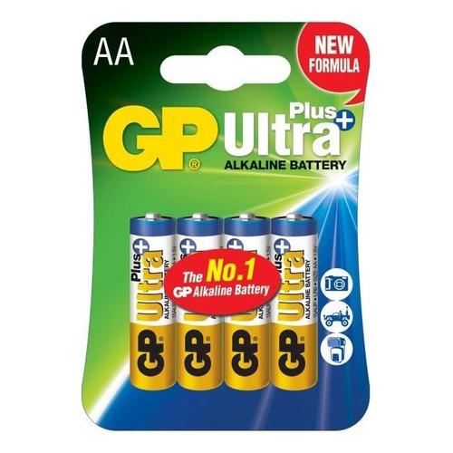 Pila Alcalina Aa Gp Ultra/ Pack De 4 / 1,5v