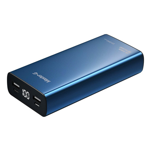 Batería Externa Power Bank Master G 20000 Mah Power Delivery Color Azul