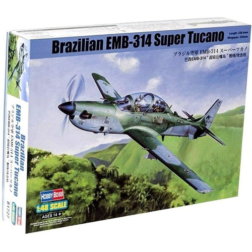 Super Tucano Avion Brasil Maqueta 1/48 Hobbyboss 81727 Emb