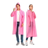 Carpa Capa Adulto Impermeable Lluvia Eva Botones Color