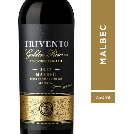 Trivento Golden Reserve Vino Tinto Malbec 750 Ml