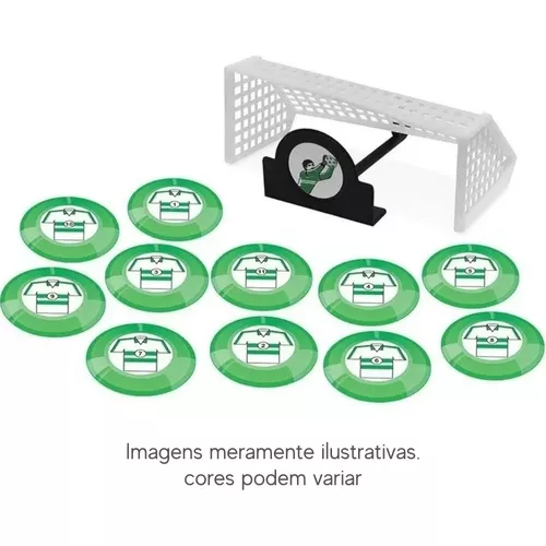 Futebol de Botão c/ 2 Times BRINQUEDO INFANTIL CRIANÇA MENINA MENINO  BRINCAR JOGAR EDUCATIVO ALFABETIZAÇÃO