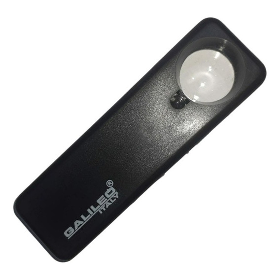 Lupa De Bolsillo Organica Con Luz Led Aumento 10x