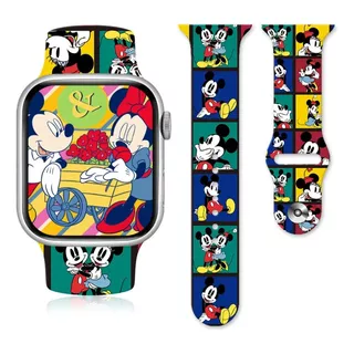 Correa Silicón Minnie & Mickey Mouse Disney Apple Watch 