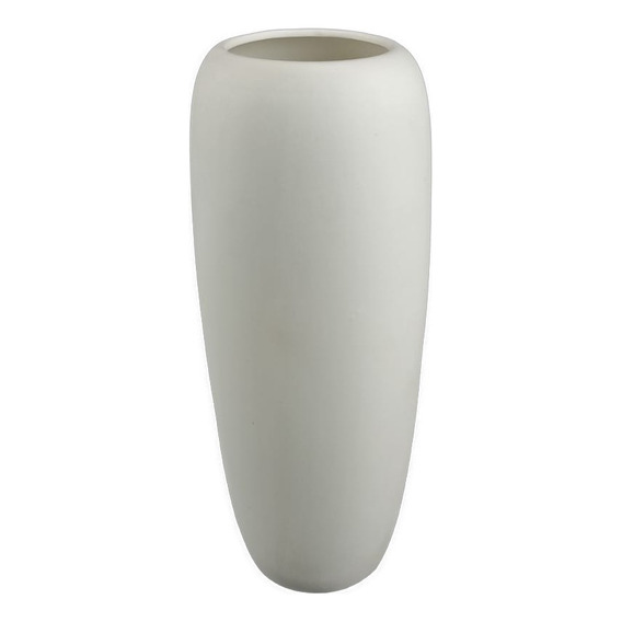 Florero Centro De Mesa Ceramica Mate - Oval Grande 24cm