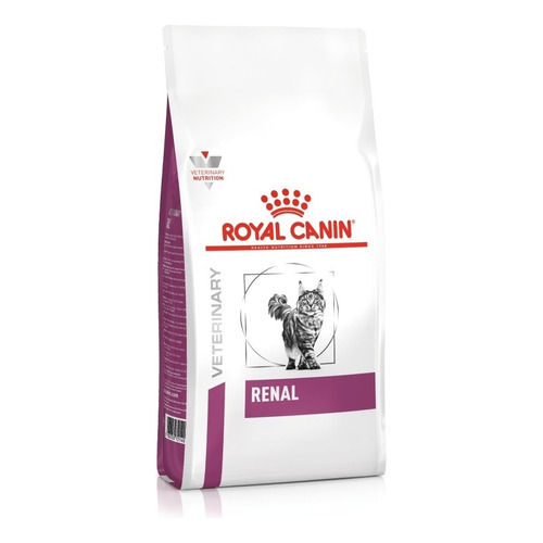 Alimento Royal Canin Veterinary Diet Feline Renal para gato adulto sabor mix en bolsa de 2kg