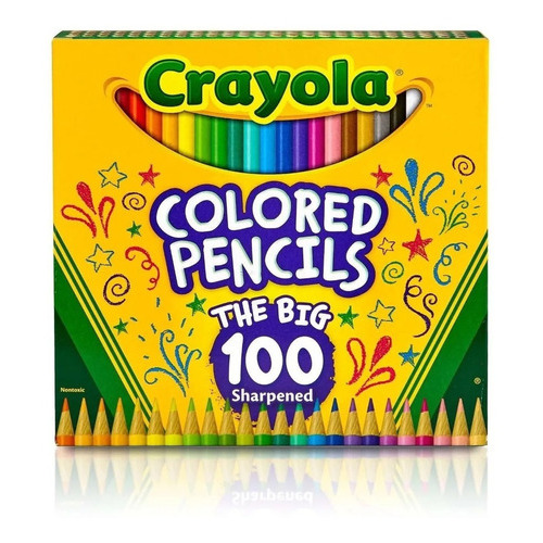Colores Crayola Lapices De 100 Unidades