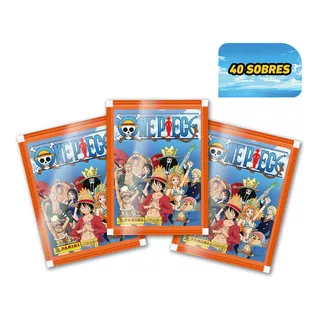 Pack Álbum One Piece Descubre El Nuevo Mundo (40 Sobres)