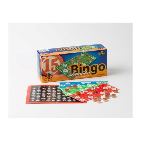 Bingo Familiar C/96 Cartones Lujo Bisonte Intergames Bi8741