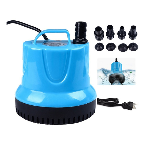 Bomba Agua Sumergible Fuente Pecera Acuario 60w 1.8m 3500l/h