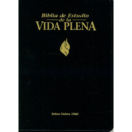 Biblia De Estudio De La Vida Plena Rv1960 Imit. Piel