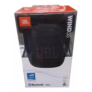 Parlante Jbl Wind 3s Portátil Para Bicicletas Bluetooth 5.0 Color Negro