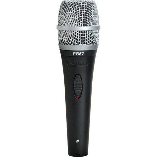 Microfono Shure Pg57 Xlr Con Pipeta Color Negro