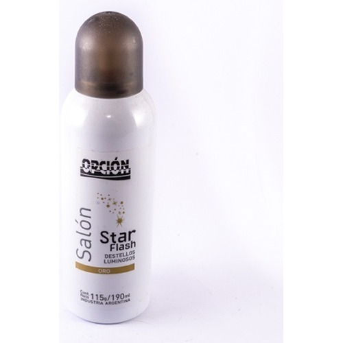 Spray Star Flash Opcion Purpurina Oro Cabello X 115gr