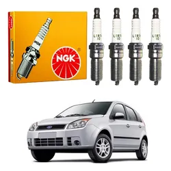  Jogo Velas Ngk Ford Fiesta 1.0 8v 2007 A 2010