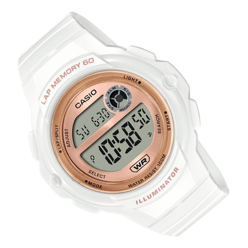 Reloj Casio Digital Lws-1200h-7a2 60 Laps 100m Casiocentro
