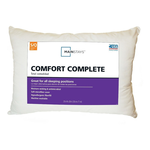 Almohada Mainstays Comfort Complete