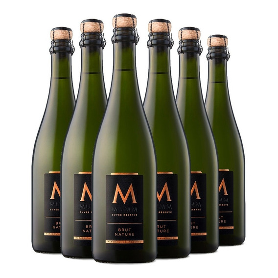 Mumm Cuvee Reserve Brut Nature Caja De 6 Botellas De 750 Ml