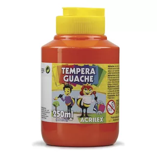 Tempera Guache 250ml Vermelha - Acrilex