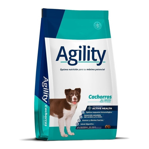 Alimento Agility Agility para cachorros para perro cachorro todos los tamaños sabor mix en bolsa de 15kg