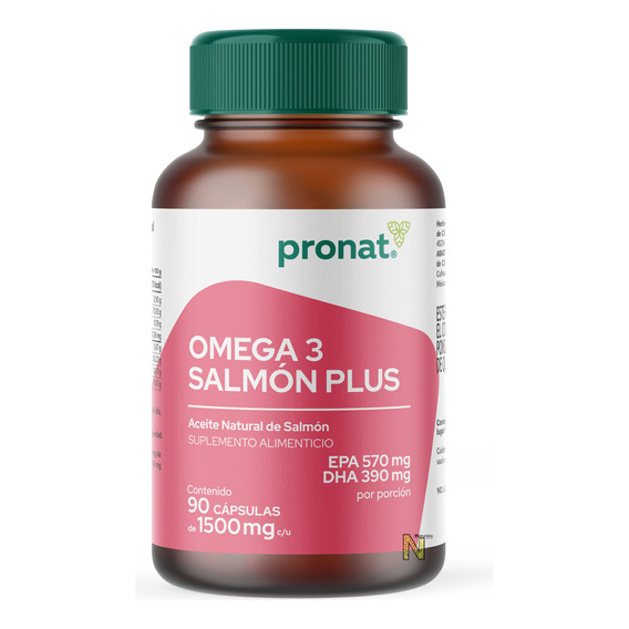 Salmon Plus Omega 3 (90 Caps) Pronat Ultra