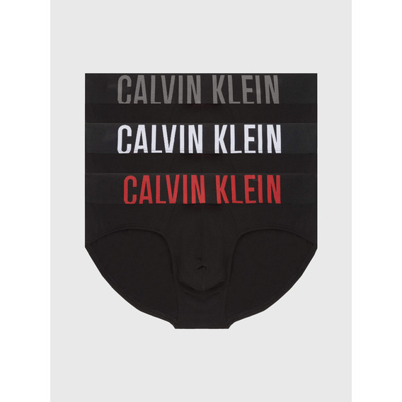 Briefs Calvin Klein Power Hip Paquete De 3 Hombre Negro