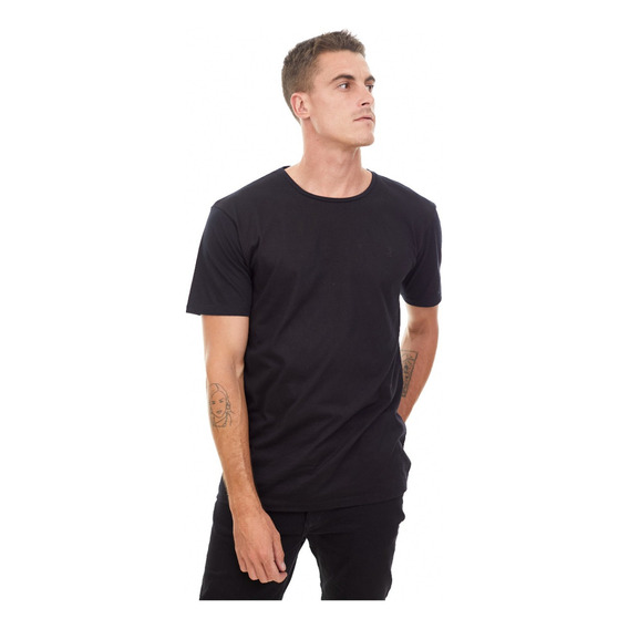 Remera Basic O Phil Negro Airborn