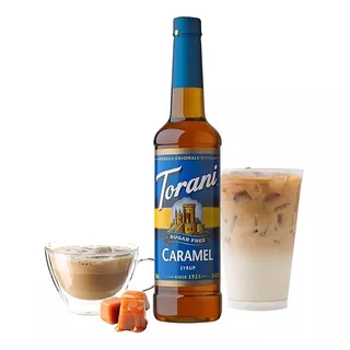 Torani Caramel Caramelo Jarabe Sin Azucar Cafe Te 750ml