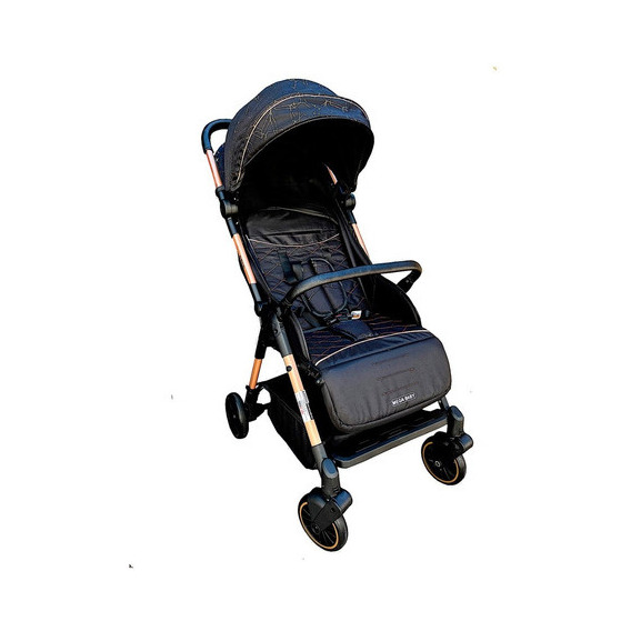 Coche Cuna Bebé Mega Baby Aria Ultraliviano Y Compacto Color Negro