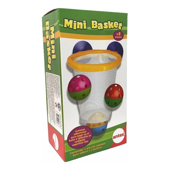 Mini Basquet Set De Baño Para Bebe Antex