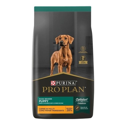 Alimento Pro Plan OptiStart Puppy para perro cachorro de raza grande sabor pollo en bolsa de 15kg