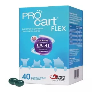 Procart Flex Cães E Gatos (colágenos) C/ 40 Cap Pro Cart