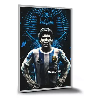 Poster Idolo Craque Diego Maradona Poster Placa A2 60x42cm