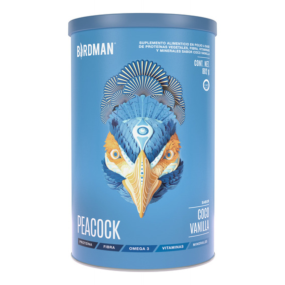 Suplemento Alimenticio Vegetal, Peacock Organic Meal 882gr Sustituto De Alimento Completo (kosher, Vegano, En Polvo)