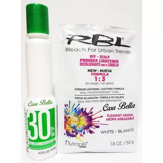 Kit Decolorante Nutrapel  Rbl Tono 1 Negro Para Cabello