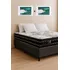 Sommier 2 Plazas De Resortes + 2 Almohadas De Regalo Espuma Gris