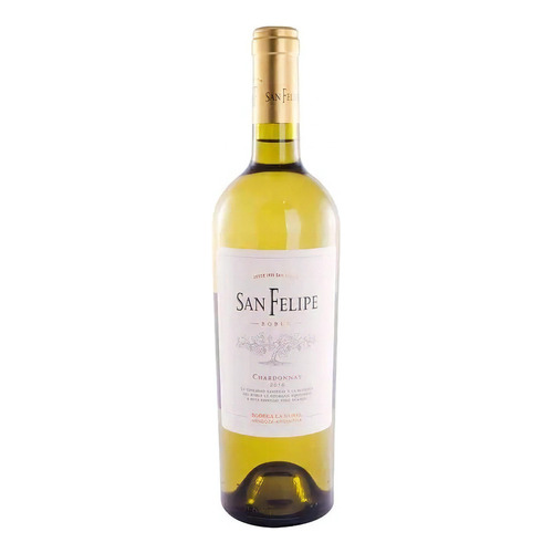 Vino San Felipe Roble Chardonnay 750ml By Rutini Wines Rutini Wines San Felipe Varietales - Blanco - Chardonnay - 2019 - Unidad - 1
