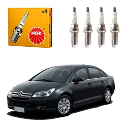  Jogo Velas Ngk C4 Pallas 1.6 16v 2.0 16v Flex 2007 A 2012