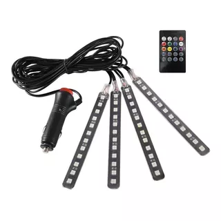 Kit Luces Led Rgb 5050 Multicolor Para Interior De Carros 