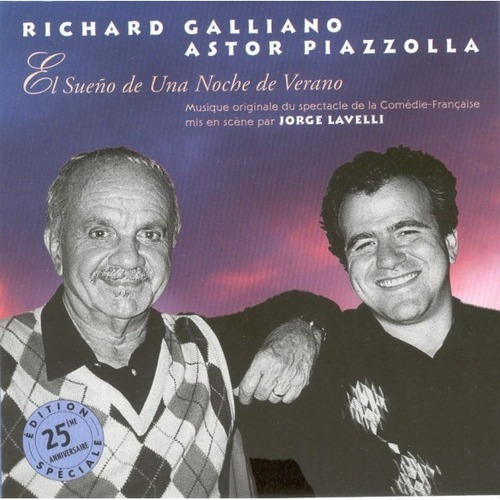 Richard Galliano Astor Piazzolla El Sueño De Una No Cd Nuevo