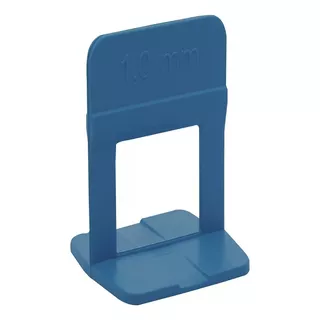 Nivelador Piso Base Slim 1,0mm C/100un Azul Cortag