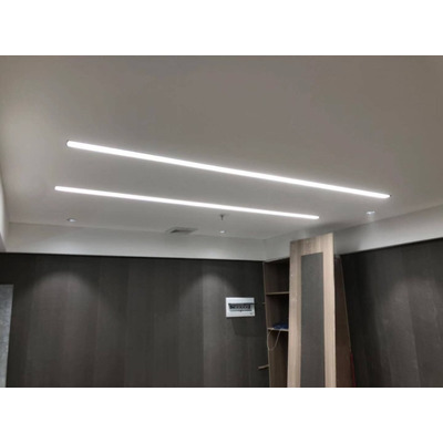 Embutido Led Line Blanco Moderno Oficina Estudio 18w Tubo