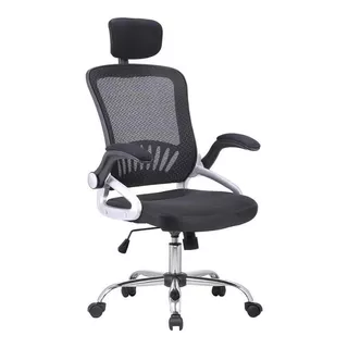 Silla De Escritorio Nch Af-c7307 Ergonómica  Negra Con Tapizado De Mesh Y Marathon