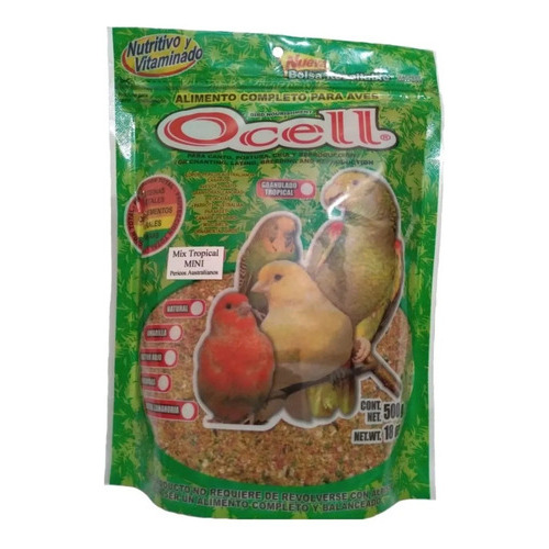 Ocell Alimento Mix Tropical Aves Periquito Canario 500 Gr