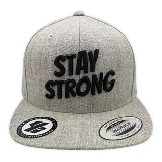 Gorra Yupoong Premium Visera Plana 6089m. Stay Strong