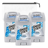 Pack De Viaje Speed Stick Cool Clean Para Hombres - 3 Unidad