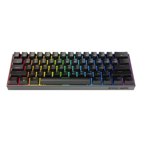 Teclado Gamer Mecanico Fantech Maxfit61 Switch Outemu Red Color del teclado Negro Idioma Inglés US