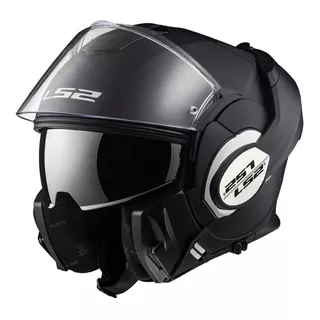 Casco Moto Convertible Ls2 Valiant 399 Matte Solomototeam