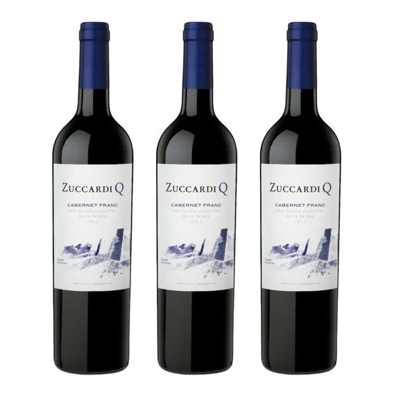 Vino Zuccardi Q Cabernet Franc 750ml Pack X3 Fullescabio